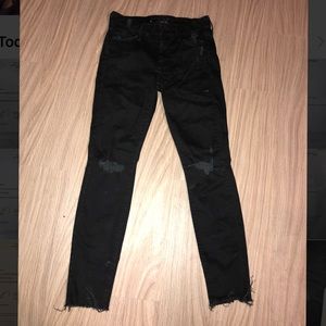 MOTHERS Black Skinny Jean